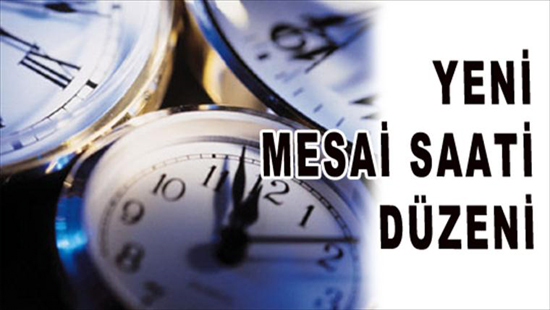 Ardahan'da mesai saatleri değiştirildi