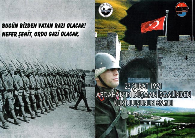 Ardahan&#8217;da kurtuluş coşkusu