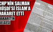 CHP'li başkandan İslam'a hakaret