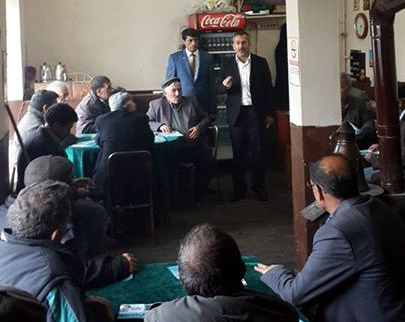 Saadet adayı Çapana yoğun ilgi