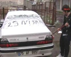 Ardahan Beyaza Büründü