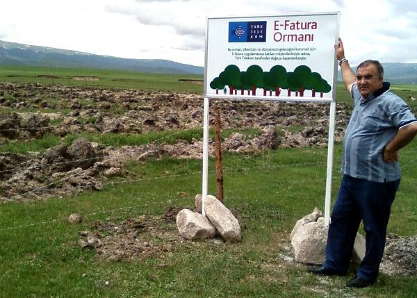 TELEKOM AĞAÇ BAYRAMI&#8217;NDA 500 FİDAN DİKTİ