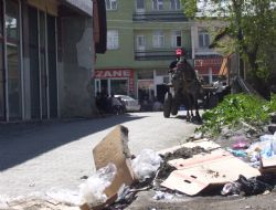 Göle:Cadde ve Sokaklarında Çöp Konteynırı Bulunmayan İlçe