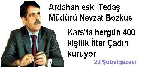Nevzat Bozkuş`tan örnek davranış