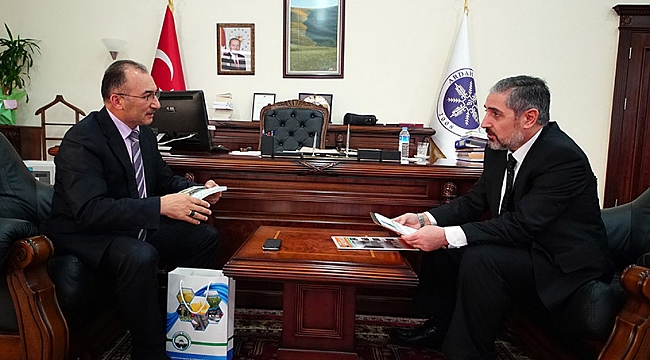 Prof. Dr. Mehmet Biber'e tebrik ziyaretleri