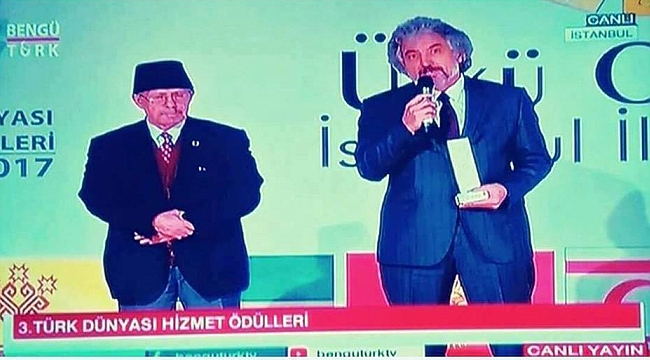 Ülkü Ocakları’ndan Korkmaz’a Türk Dünyası hizmet ödülü