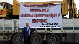 Buca'dan Hanak Belediyesine araç jesti