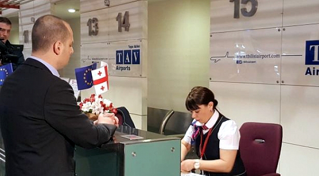 Gürcistan'dan Avrupa'ya vizesiz seyahat başladı