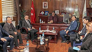 Rektör Prof. Dr. Biber'den Göle'ye ziyaret