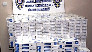35 BİN GÜMRÜK KAÇAĞI SİGARA ELE GEÇİRİLDİĞİ