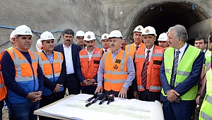AHMET ARSLAN, TÜNELLERİ İNCELEDİ