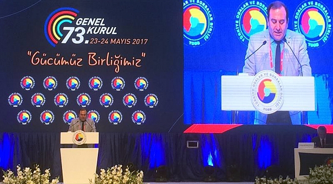 ATSO 73. TOBB GENEL KURULUNDA