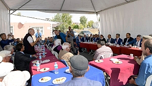 Çadırda Halk Günü toplantısı