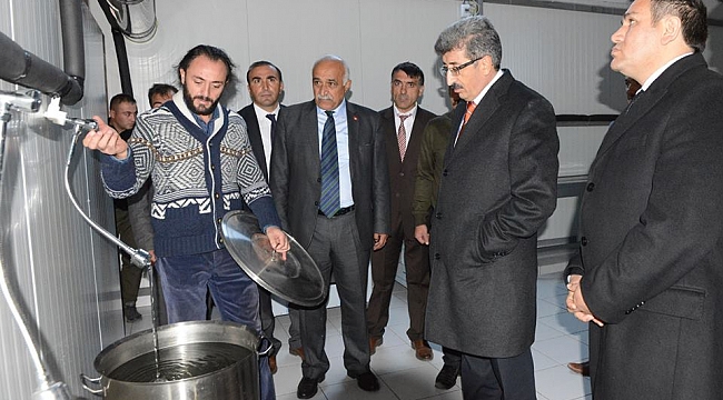 Uçan Kaz’a protokol ziyareti
