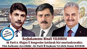 Başbakan Yıldırım, Ardahan’a geliyor