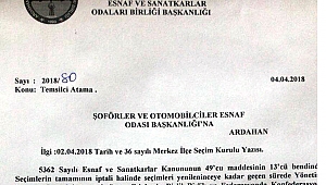AESOB seçiminde AŞOB devre dışı