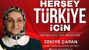 Zekiye Çapan, Ak Parti’den İstanbul 2.Bölgeden aday adaylığını açıkladı