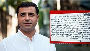 Demirtaş’tan Ardahan ve Gölelilere ıslak imzalı mektup
