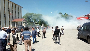 Göle savaş alanına döndü!