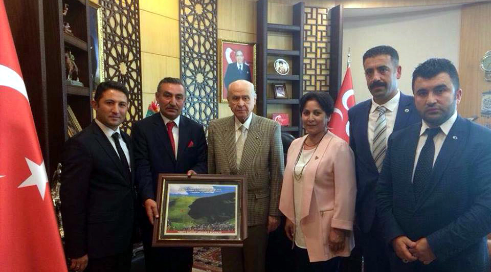 Kamu-Sen ve Ardahan MHP’den Bahçeli’ye ziyaret
