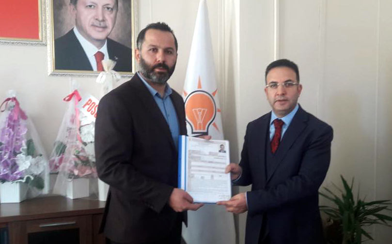 Erdal Başdemir, Ak Parti'den başvurusunu yaptı