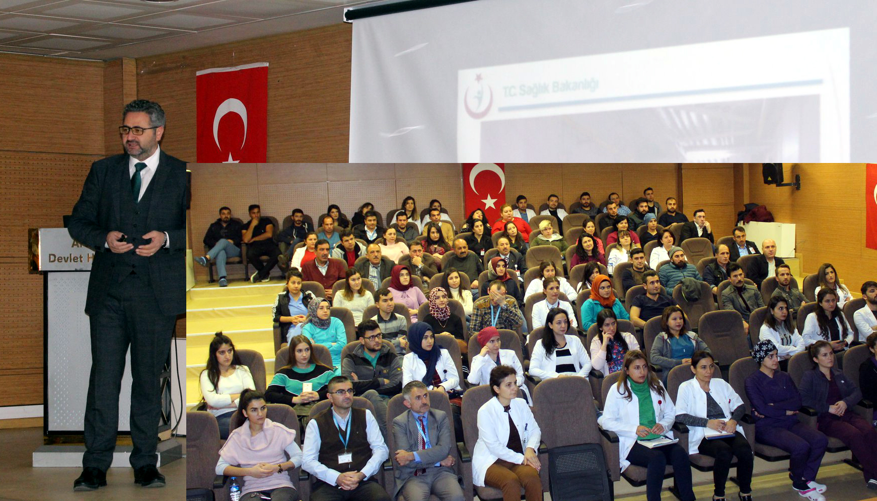 Hastanede, iş sağlığı ve güvenliği eğitimi