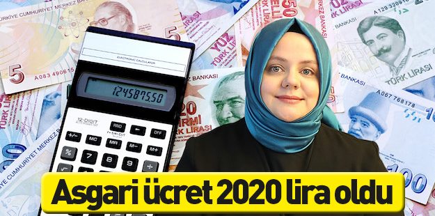 Asgari ücret belli oldu