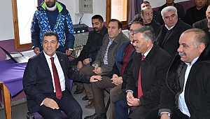 Faruk Demir'e coşkulu karşılama, herkes oradaydı!
