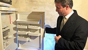 Göle’de kahreden detay
