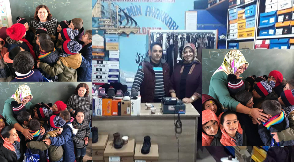  Anadolu kadınları, köy çocuklarını sevindirdi