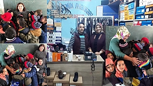  Anadolu kadınları, köy çocuklarını sevindirdi