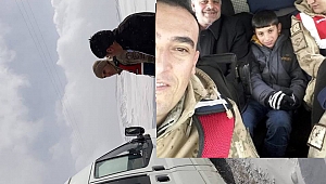 Yolcuların imdadına Jandarma yetişti