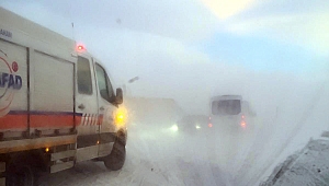 ARDAHAN'DA ULAŞIMA KAR VE TİPİ ENGELİ