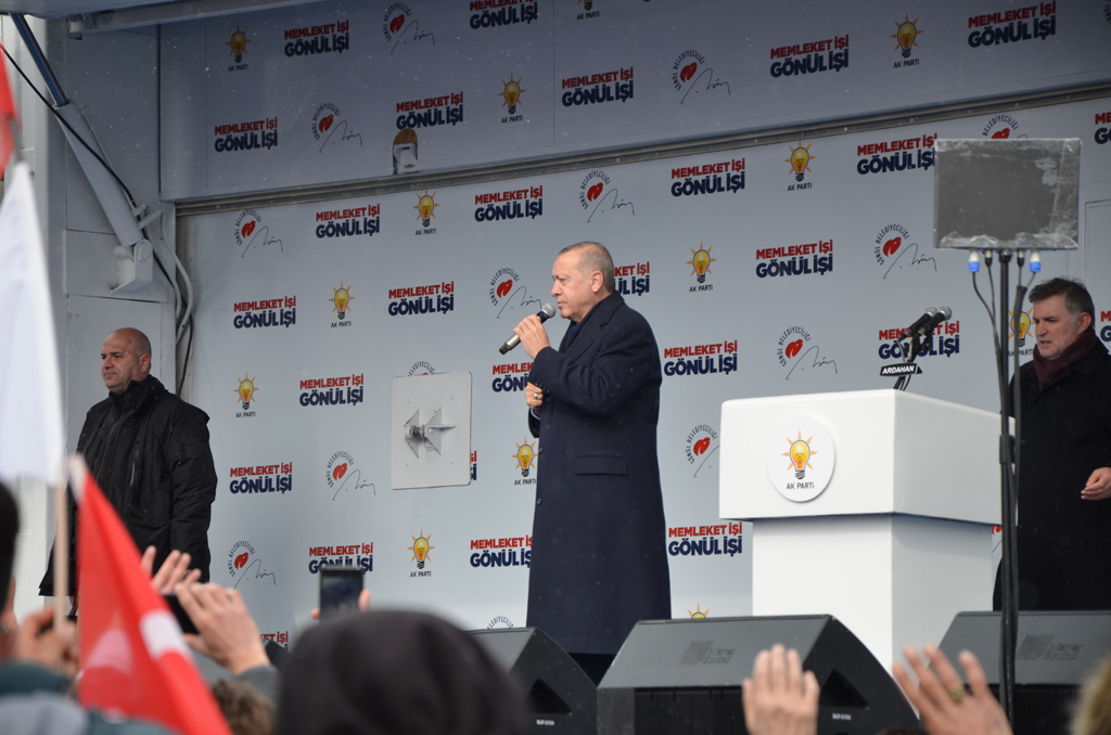 Cumhurbaşkanı Erdoğan Ardahan'da