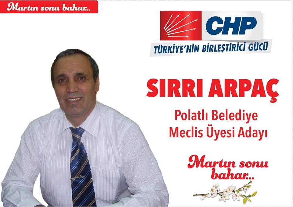 Sırrı Arpaç, CHP'yi Polatlı'da zafere taşıyacak
