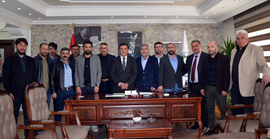 AGFC’DEN BAŞKAN DEMİR’E HAYIRLI OLSUN ZİYARETİ