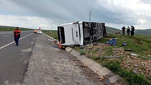 Trafik kazası:  1 ağır, 6 yaralı