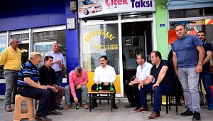 Vali, esnafla hasbi-hal etti