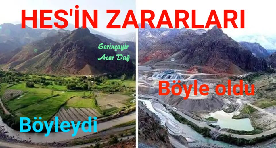 Büyük tehlike Durançam HES Barajıdır; Sorumlusu da Orhan Atalay'dır