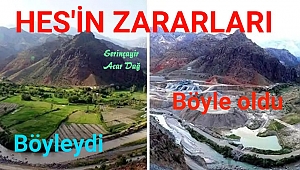 Büyük tehlike Durançam HES Barajıdır; Sorumlusu da Orhan Atalay'dır