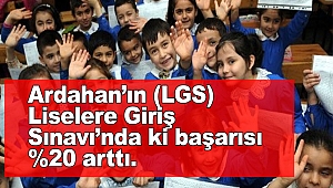 LGS’de ki %20’lik Başarı Sevindirdi
