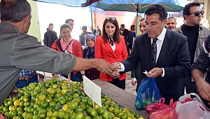 Başkan Demir, Pazarın nabzını tuttu