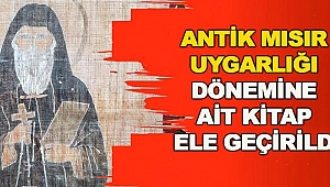 Tarihi esere el konuldu!
