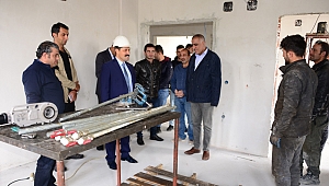 Vali Masatlı, inşaatları inceledi