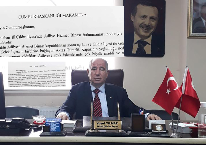 Yusuf Yılmaz, Adliye için rapor hazırladı