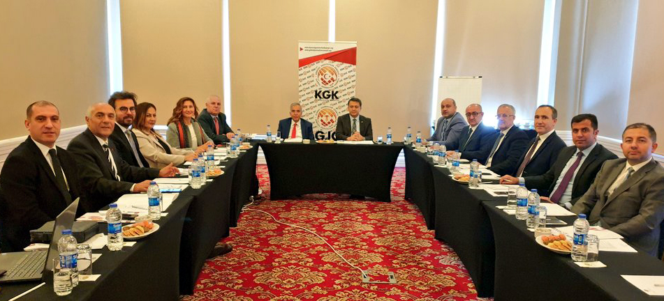 KGK'da görev dağılımı yapıldı