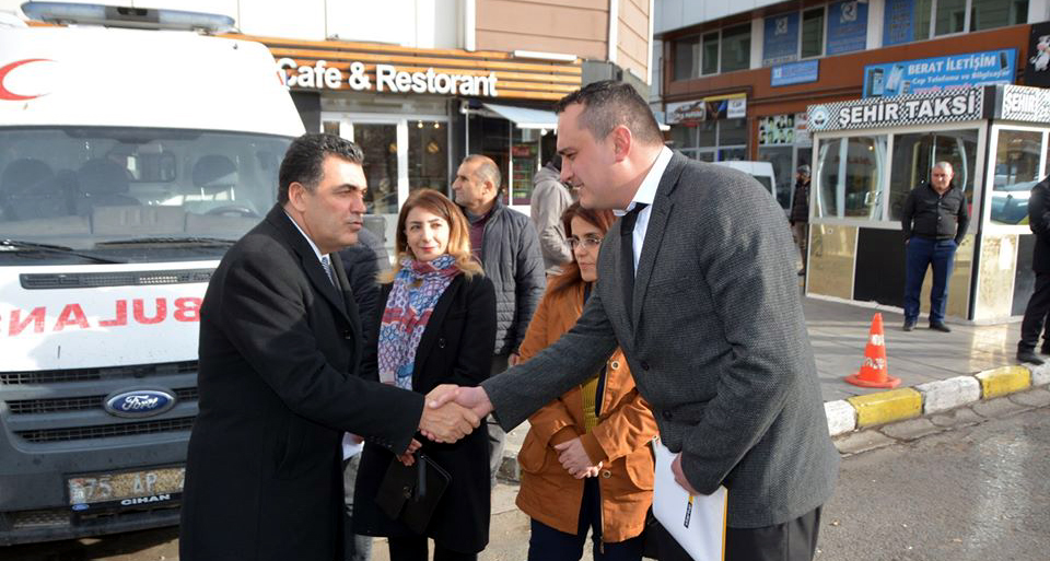 Demir’den Atalay ve Aydın’a, ambulans teşekkürü