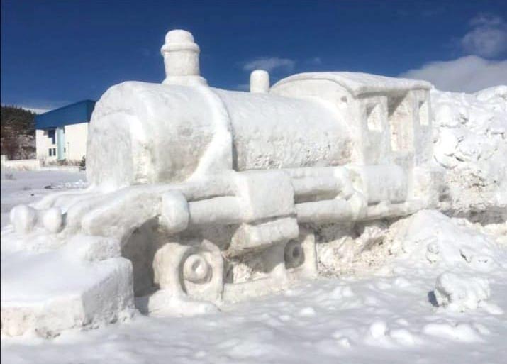 İLK KAR TRENİ, ÇILDIR’A GELDİ