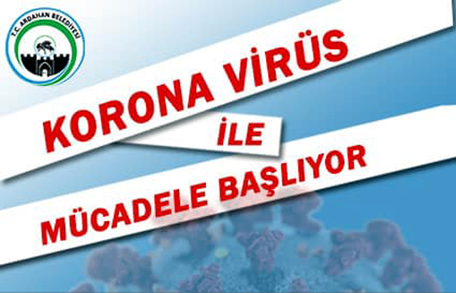 ARDAHAN BELEDİYESİ’NDEN CORONAVİRÜS ÖNLEMİ