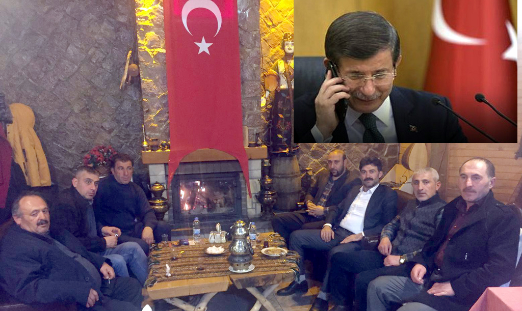MUHTARLAR, GP LİDERİ AHMET DAVUTOĞLU İLE GÖRÜŞTÜLER